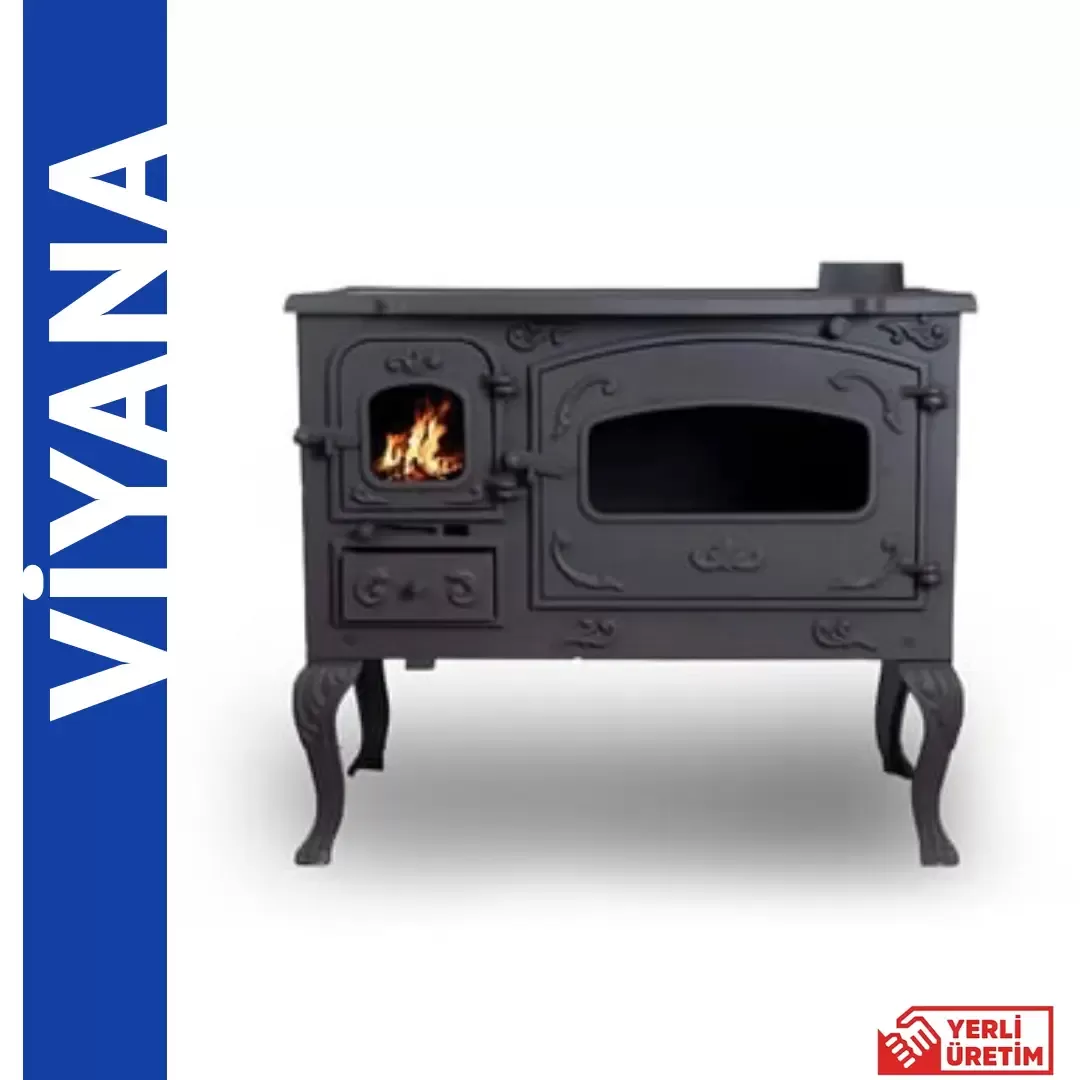 Viyana Yatay Kuzine Döküm Soba